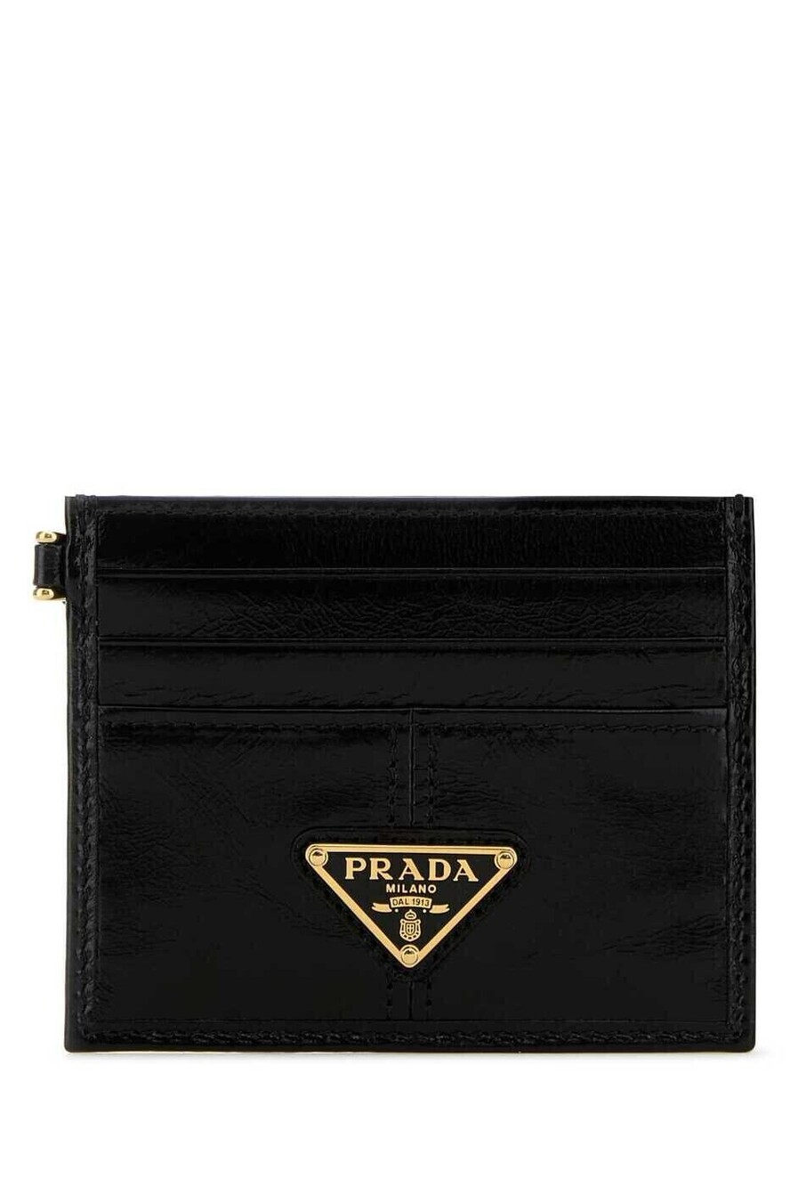 Prada Card Holder Wallet Black